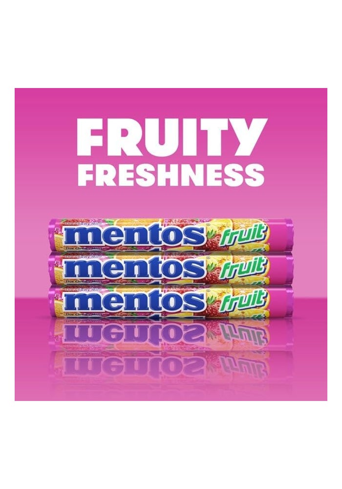 Mentos Chewy Mint Candy Rolls - Fruit Flavor - Image 4