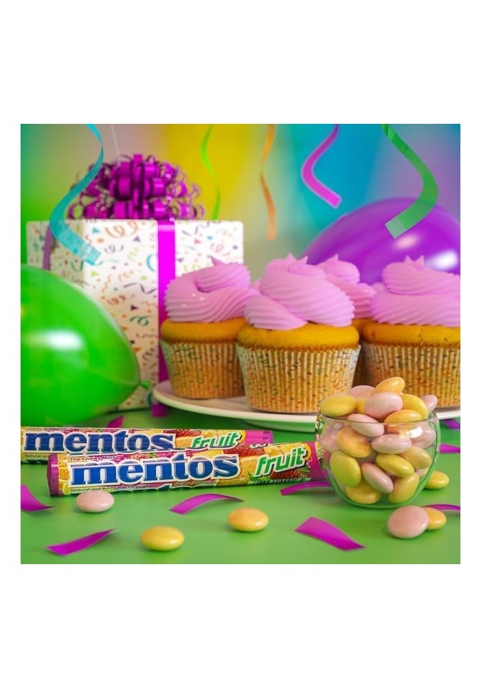 Mentos Chewy Mint Candy Rolls - Fruit Flavor - Image 5