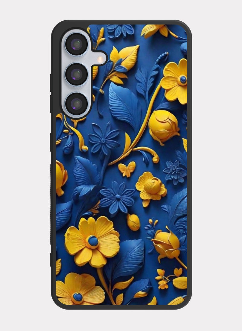 PXLAAT Samsung Galaxy A55 case cover Yellow roses - Image 1