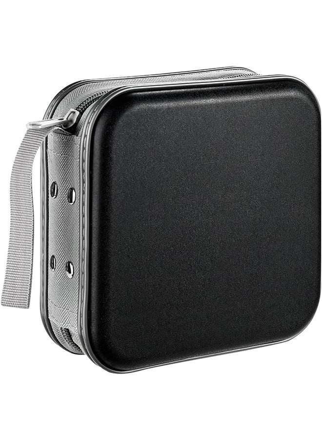 DVD Case, 48 Capacity CD Case Portable CD Case Holder Storage Hard Plastic DVD CD Wallet Holder Organizer for Car  - Image 1