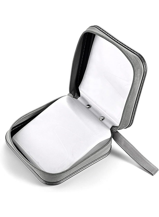 DVD Case, 48 Capacity CD Case Portable CD Case Holder Storage Hard Plastic DVD CD Wallet Holder Organizer for Car  - Image 4
