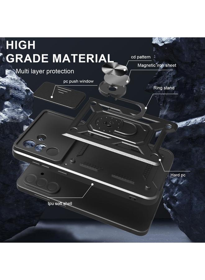 إيروريكس جراب لهاتف Samsung Galaxy A56 5G بتصميم غطاء كاميرا منزلق مصنوع من مادة TPU+PC - Image 3