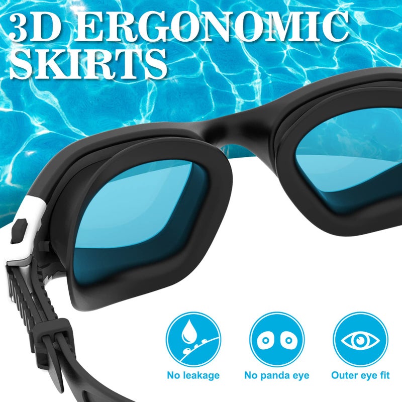 WIN.MAX Polarized Swimming Goggles Swim Pool Goggles Anti Fog Anti UV No Leakage Clear Vision for Men Women Adults Teenagers - Image 4