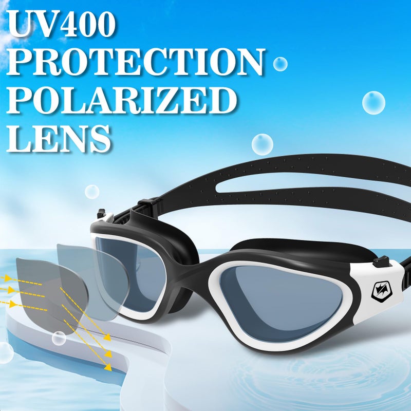 WIN.MAX Polarized Swimming Goggles Swim Pool Goggles Anti Fog Anti UV No Leakage Clear Vision for Men Women Adults Teenagers - Image 2