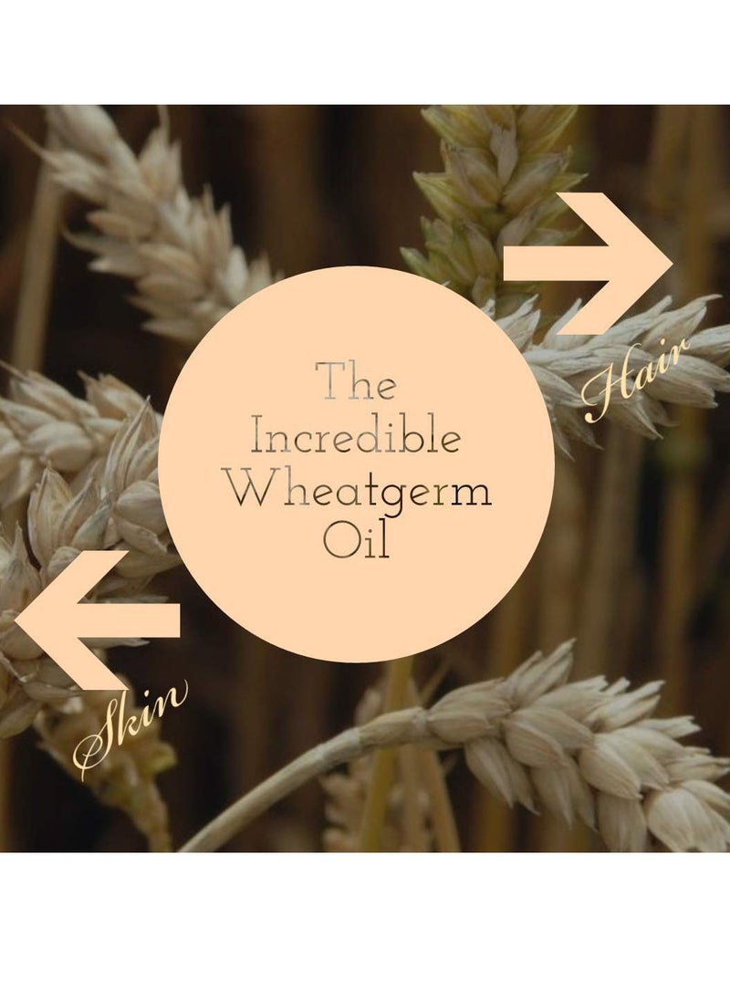 Deve Herbes - Deve Herbes Pure Wheatgerm Oil (Triticum vulgare) with Glass Dropper 100% Natural Therapeutic Grade Cold Pressed for Skin & Hair 100ml. - Image 1