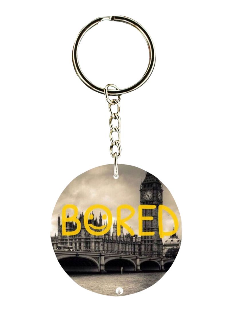 RKN Double Sided TV Show Sherlock Printed Keychain