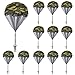 Catcan 12 Pcs Parachute Toy Camo Parachute Men Tangle Free Throwing Outdoor Flying Paratrooper Toy No Battery nor Assembly Required - Image 2