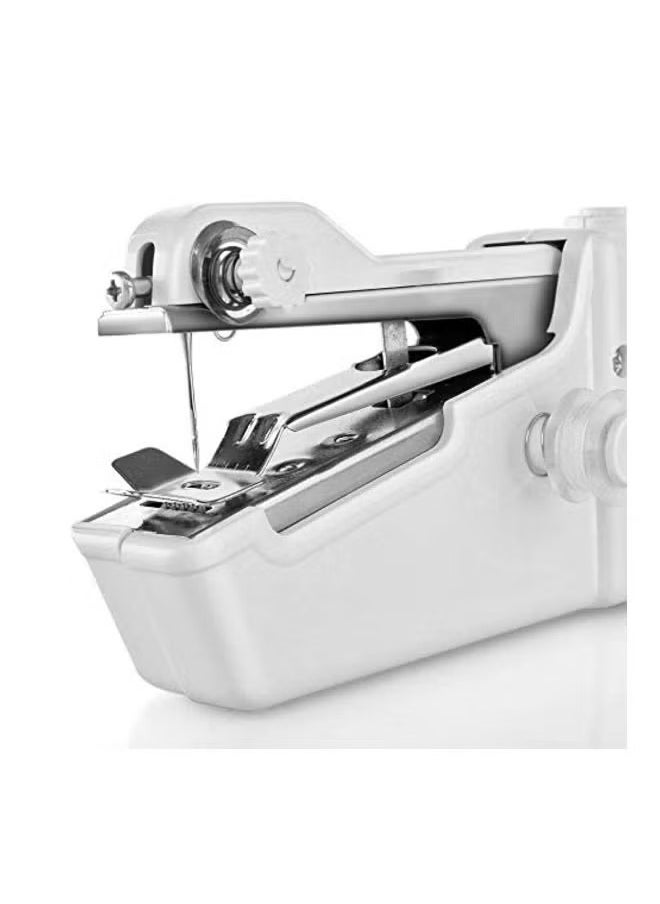 Handy Stitch - Portable Sewing Machine Handheld - Mini Hand Sewing Machine for Kids Beginners Home or Travel Sewing - Cordless Small Handy Stitch Handheld Sewing Machine for Easy Quick Repairs Fabric Leather Denim - Image 1
