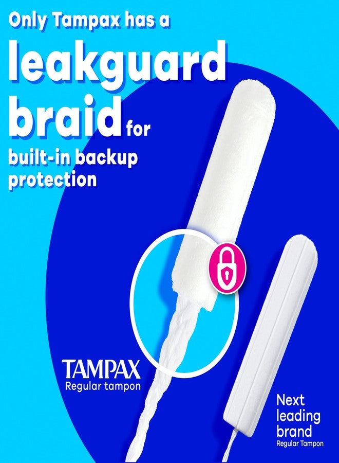 Tampax Pearl Tampons for Women, with LeakGuard Braid, Ultra Absorbency, Unscented, 60 Count - Image 3