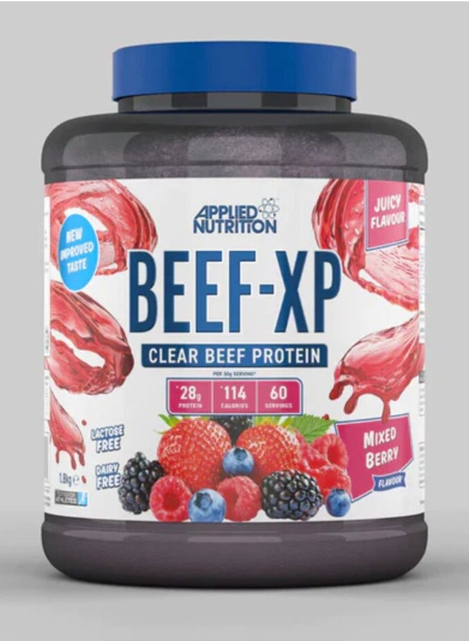 Applied Nutrition BEEF-XP Clear Beef Protein, Mixed Berry, 60 Serving, 1.8Kg - pzsku/Z10C2AA1D0E8FFB10DEA8Z/45/_/1705848565/3fa39ce2-b5c5-4453-a7f0-7fb9d9459a3b