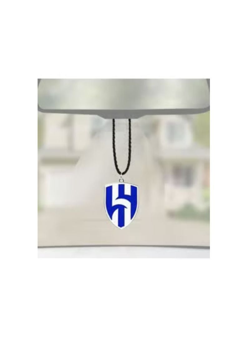 NMC Al Hilal Football Club Logo Car Mirror Hanging Pendant Mini Metal Decoration - Image 1