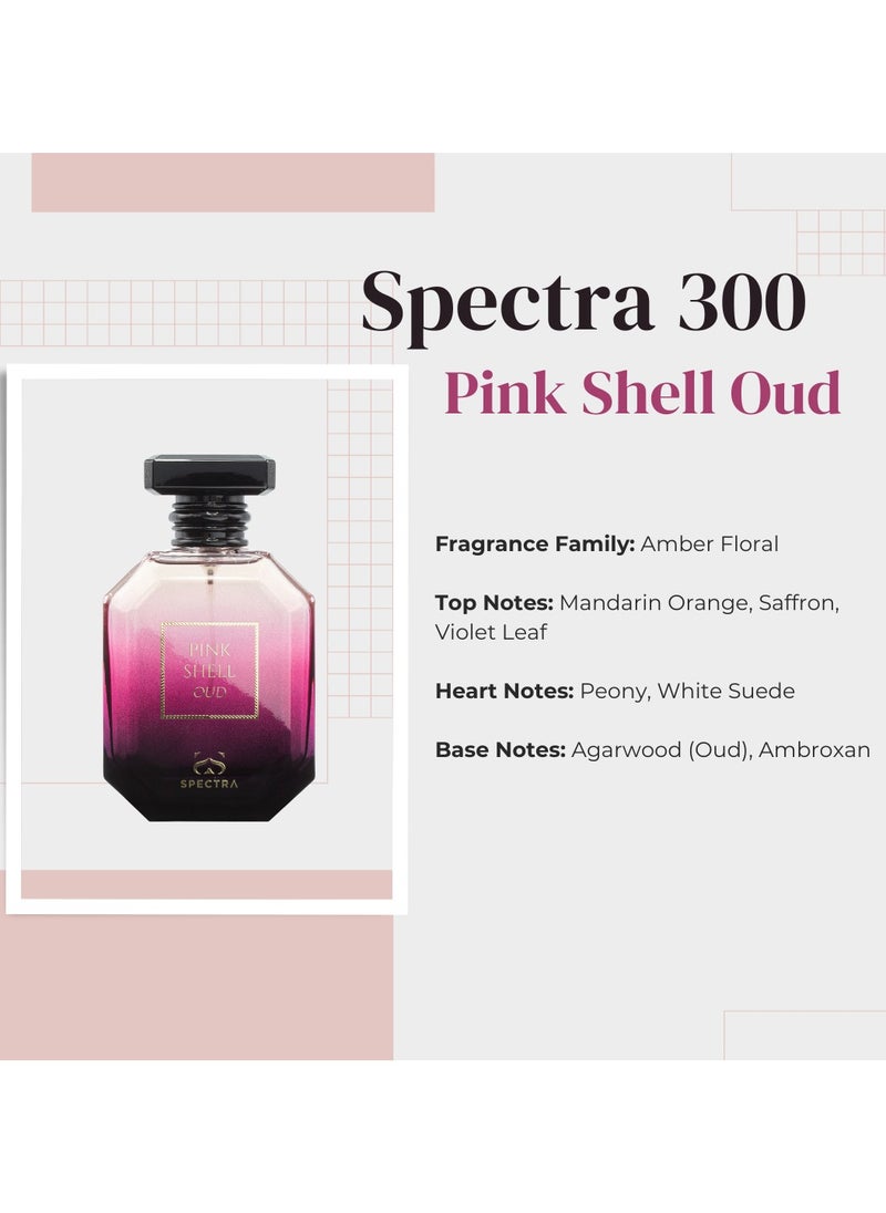 Spectra 300 Pink Shell Oud EDP For Women - 100ml  - Image 4