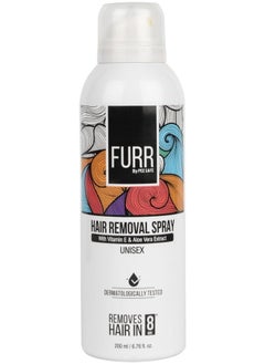 Furr Hair Removal Spray For Men And Women 200Ml With Fragrance And Extract Of Aloe Vera And Vitamin E  - Image 1