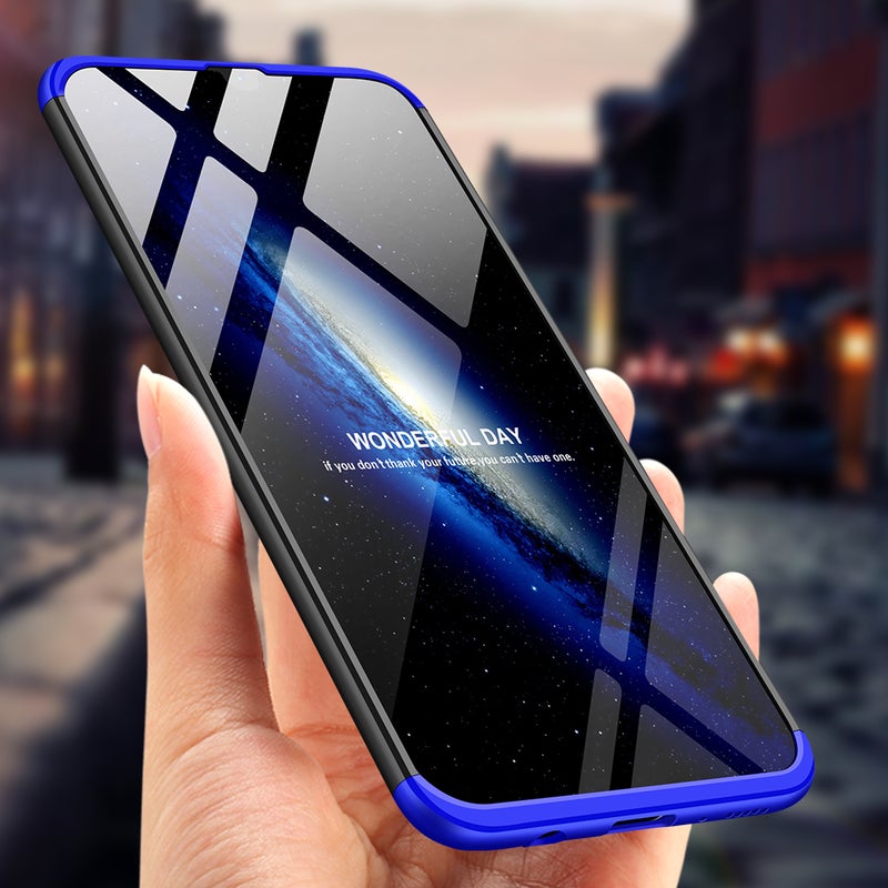 Generic (Unbranded) For Samsung M30 Ultra Slim PC Back Cover Non-slip Shockproof 360 Degree Full Protective Case Red black red - Image 3