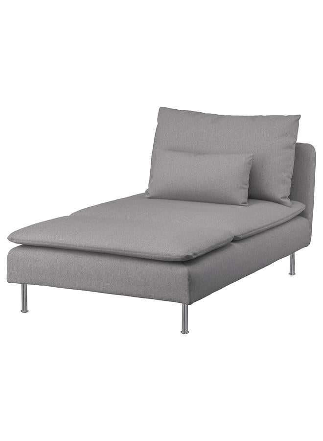 Zaboon Cover For Chaise Longue, Tonerud Grey  - Image 1
