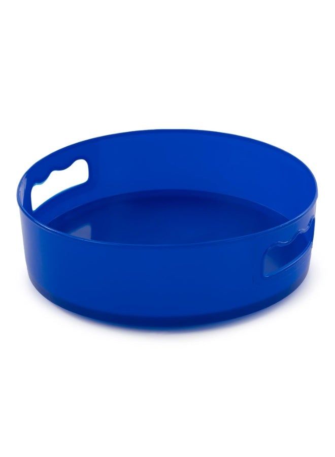 HomeWiz Multi-Purpose 360° Rotating Organizer Tray | Space-Saving Kitchen & Pantry Storage | Multi Purpose Organization Rotating Tray | Easy-Access Turntable for Spices, Storage & More | Light Blue - Image 3