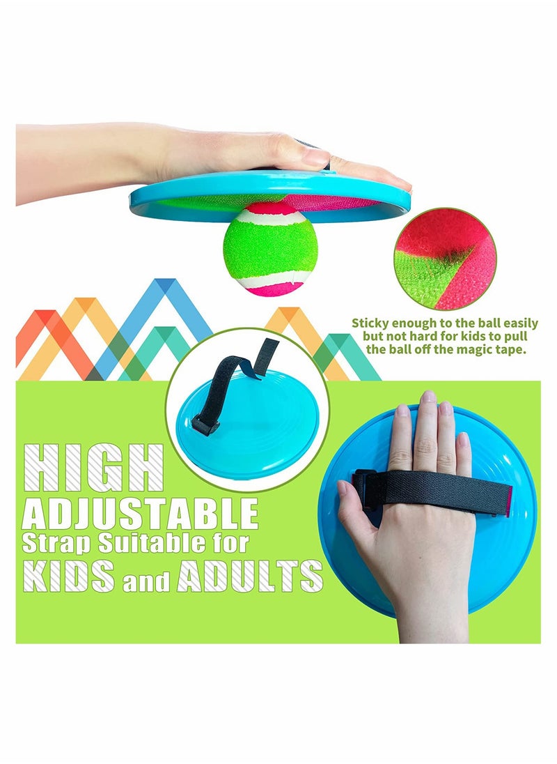 KASTWAVE - Catch Ball Game Set, Classic Outdoor Games, Beach Games, Backyard Games, Suitable for Kids Ideal Sports, 2 Paddles and 2 Balls - Image 1