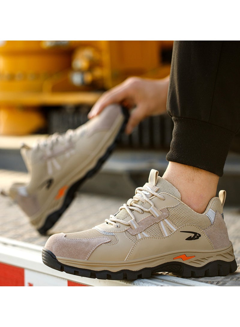 Steel Toe Cap Shoes for Men Women Reflective Summer Work Shoe Breathable Comfortable Anti Slip Safety Shoe 45 EUR - Image 4