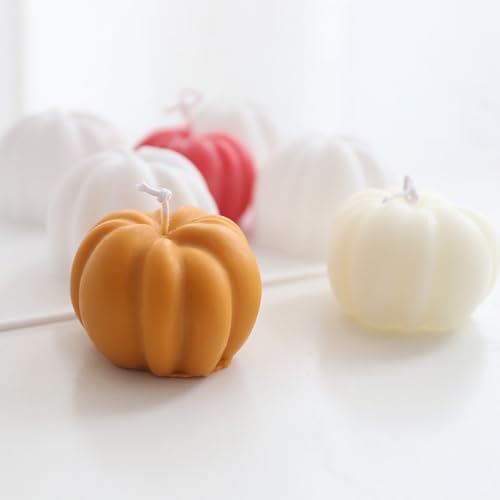 EchoDone Pumpkin Silicone Mold 6 Cavities Cupcake Baking Pan Mousse Tray Molds Kitchen Cake Decoration Fondant Mold for Halloween - Image 4
