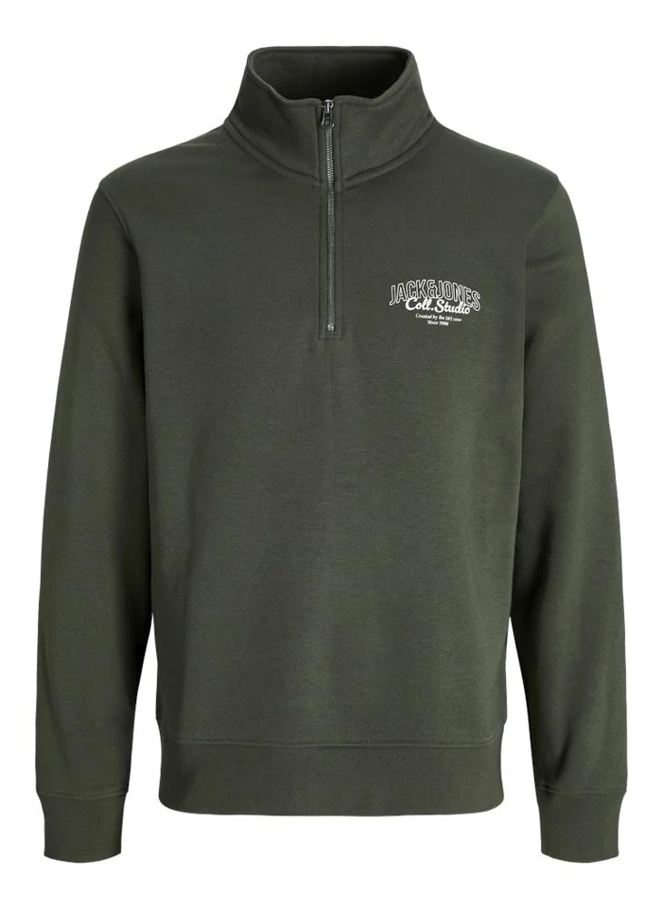 جاك & جونز Jjmakoto Halfzip Sweatshirt