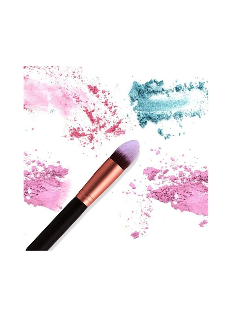 SHOWAY Makeup Brushes 14 pcs Professional Cosmetic Makeup Brush Set Premium Synthetic Foundation Brush Blending Face Powder Blush Concealers Eyeshadow Brush Make up Brushes Set (Rose Golden) - Image 5