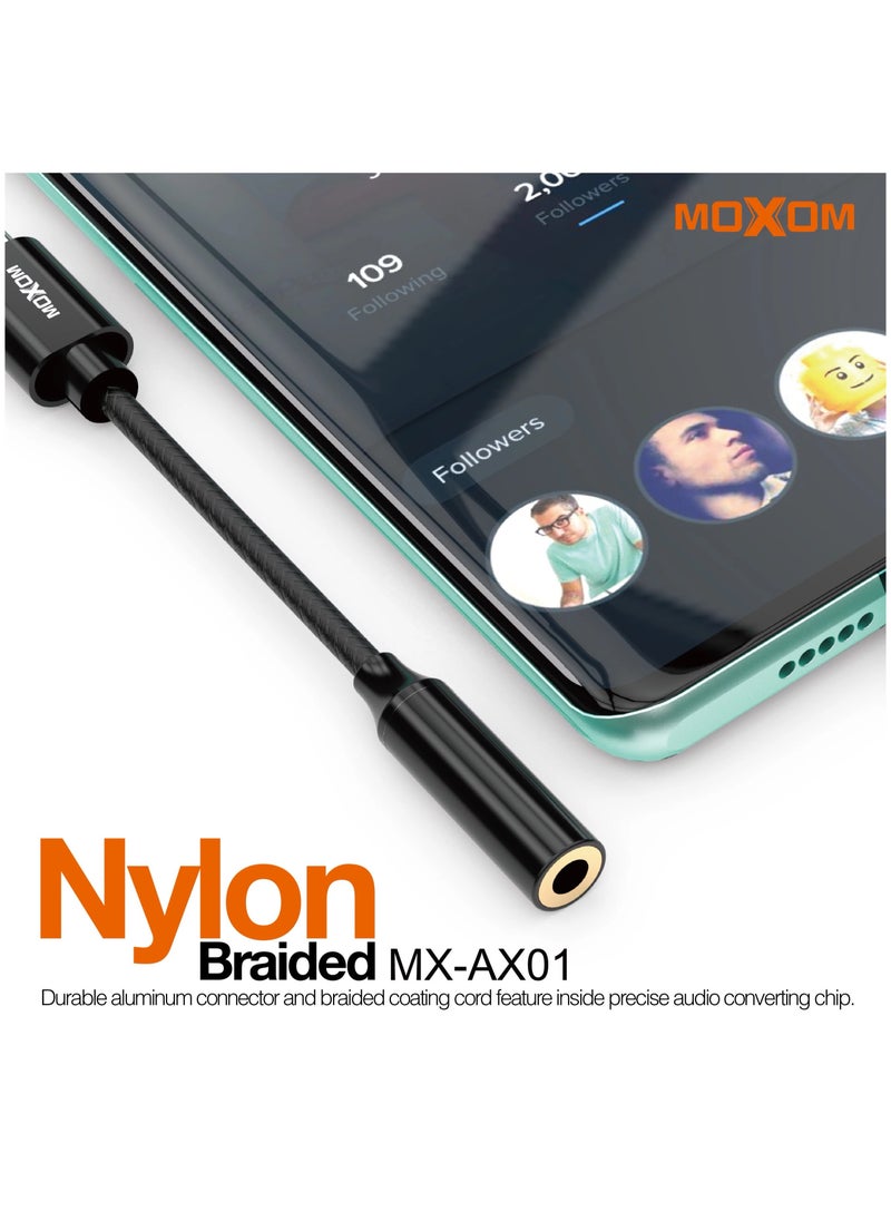 MOXOM AX01 Type-C TO 3.5mm Bridge Adaptor Cable  - Image 3