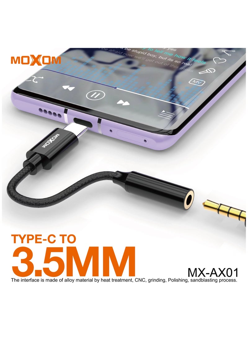 MOXOM AX01 Type-C TO 3.5mm Bridge Adaptor Cable  - Image 4