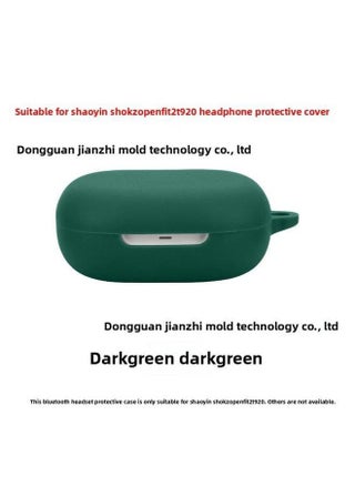 Shokz Openfit 2 T920 Earphone Silicone Protective Case Charging Storage Bag Pure Color Injection Molding Customizable-Color:D.Green-Model:OpenFit - pzsku/Z10C33938A11613DA5C94Z/45/1745146718/44a03e7c-10ff-4c1b-872b-6c2adaf480f7