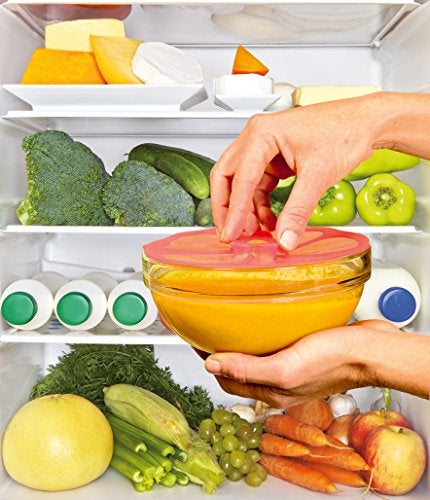 Charles Viancin - Hibiscus Silicone Lid for Food Storage and Cooking - 6''/15cm - Airtight Seal on Any Smooth Rim Surface - BPA-Free - Oven, Microwave, Freezer, Stovetop and Dishwasher Safe - Image 4