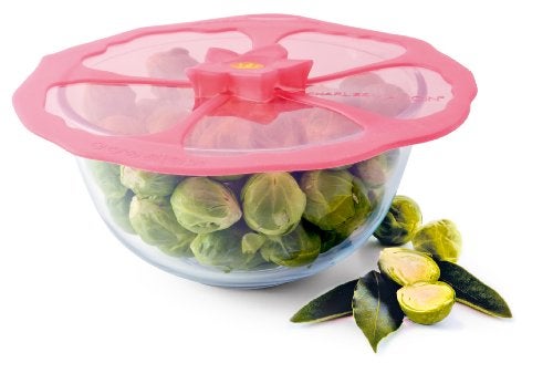 Charles Viancin - Hibiscus Silicone Lid for Food Storage and Cooking - 6''/15cm - Airtight Seal on Any Smooth Rim Surface - BPA-Free - Oven, Microwave, Freezer, Stovetop and Dishwasher Safe - Image 2
