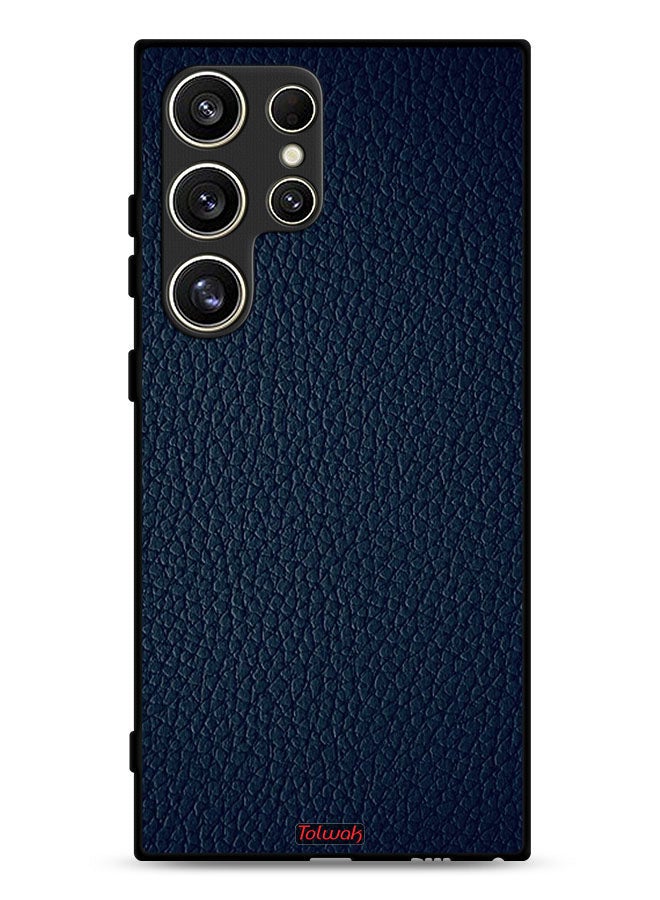 Tolwak Samsung Galaxy S24 Ultra 5G Protective Case Cover Leather Pattern - Image 1