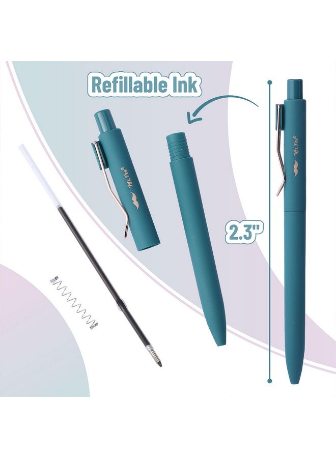 Mr. Pen - Ballpoint Pens, 12 Pack, Vintage Color Barrels, Black Ink, Cute Ballpoint Pens Black Ink, Cute Pens For Journaling, Aesthetic Pens, Ball Point Pens Black, Pens Ballpoint Smooth Writing Pens  - Image 4
