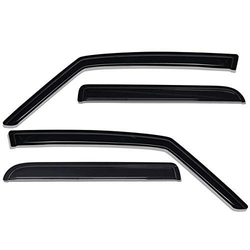 Lightronic Extra Durable Outside-Mount Auto Vent Window Visor, Fits 2007-2017 Jeep Patriot, UV Protection Rain Guard, Original Wind Deflector, No-Drill Easy Install, Dark Smoke, 4-Pcs - Image 4