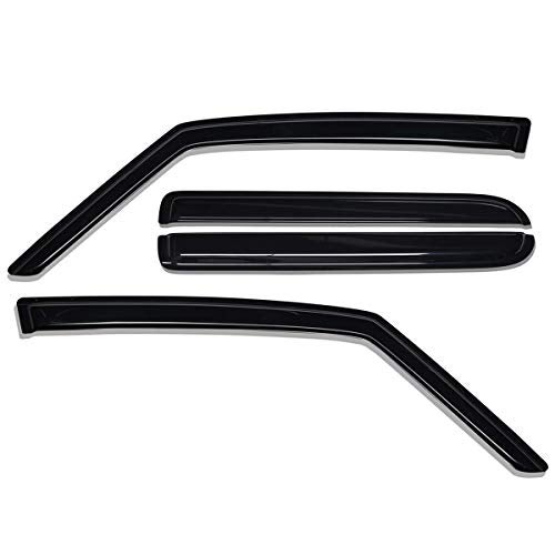 Lightronic Extra Durable Outside-Mount Auto Vent Window Visor, Fits 2007-2017 Jeep Patriot, UV Protection Rain Guard, Original Wind Deflector, No-Drill Easy Install, Dark Smoke, 4-Pcs - Image 5