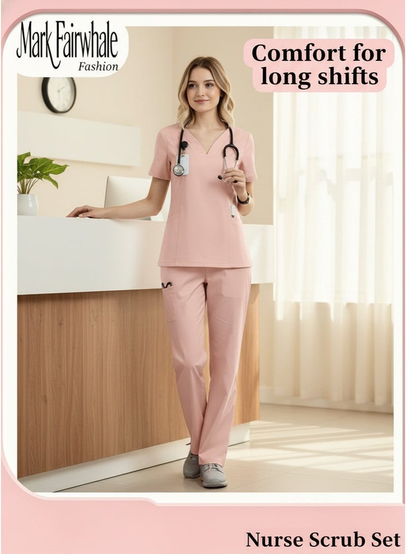 Mark Fairwhale New Minimalist V-Neck Short Sleeved Straight Leg Pants Medical Kit - Image 3