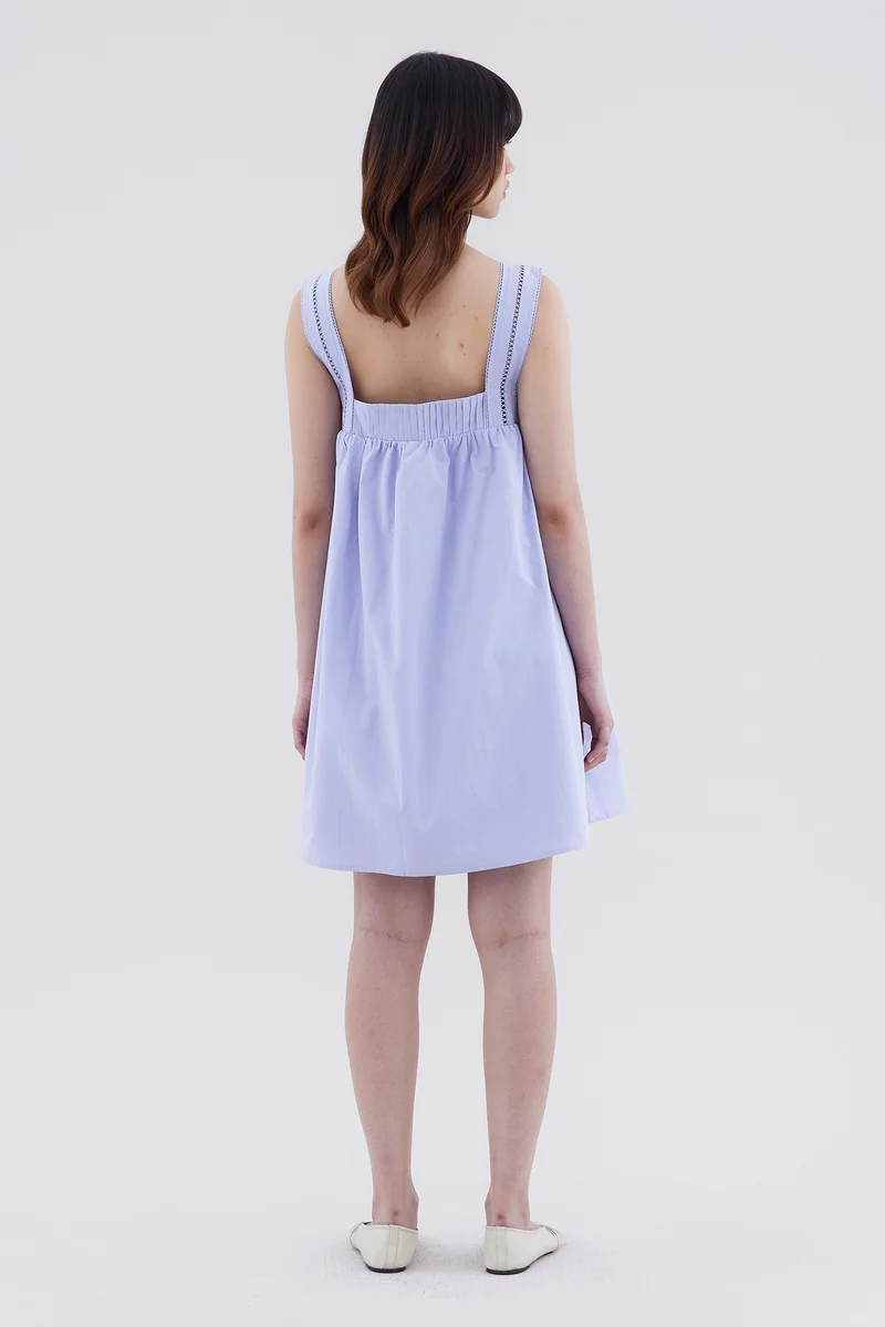 ذا اديتورز ماركت Astra Pin Tuck Short Dress