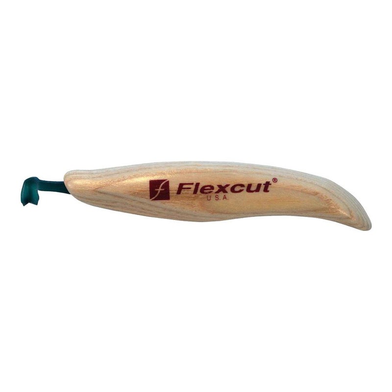 FLEXCUT RightHanded VScorp Gouge for Carving 14 Inch 70 Degree KN24