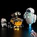 BrickSoul طقم إضاءة BrickSoul المحدث لمجموعة بناء Lego WallE EVE 43279 مع مفتاح خافت مخفي وكابل تقني سهل التركيب - Image 2