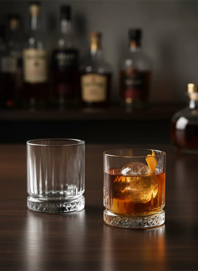 Cuisine Art Eva Short Tumbler Set - 6 Pcs, 310ml (10.5oz) - Crystal Clear, Dishwasher Safe, Elegant Glasses for Cocktails, Whiskey, Rocks, Juice