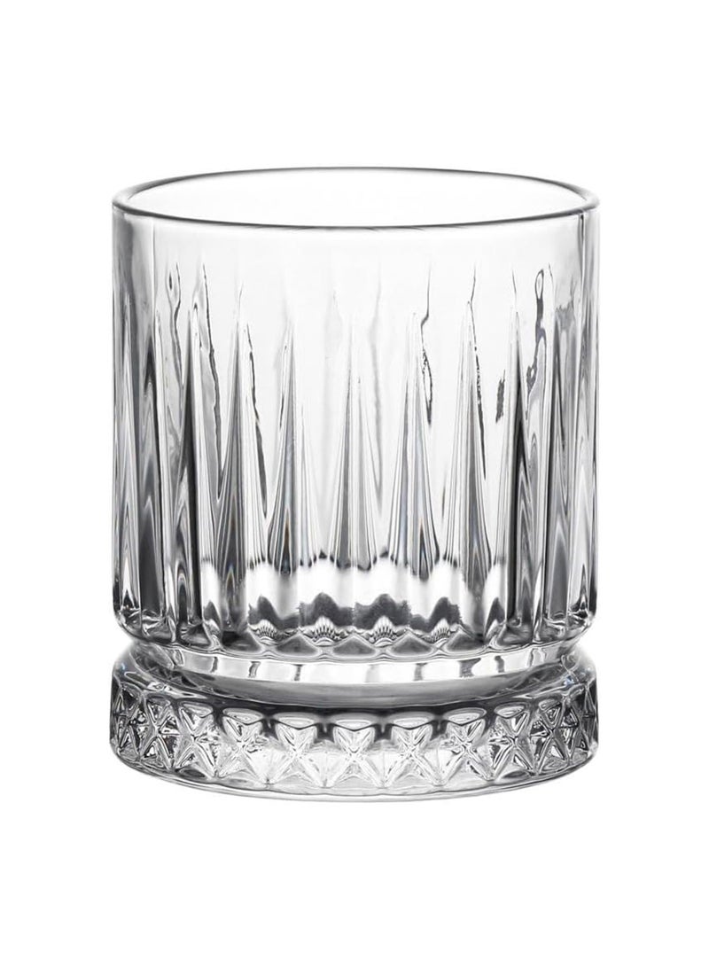 كويزين أرت طقم أكواب قصيرة إيفا -  قطع،  مل - كريستال شفاف، آمنة لغسالة الصحون، أكواب أنيقة للكوكتيلات والويسكي والعصير - Image 3