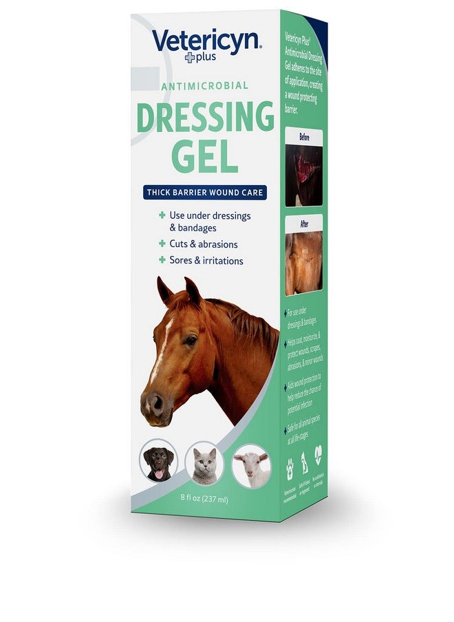 Vetericyn Vetericyn Plus Wound Dressing Gel for Animals| Thick Barrier Wound Care for Cats, Dogs, Horses, and Small Animals, Works on Wounds and Skin Irritations. 8 ounces  - Image 4