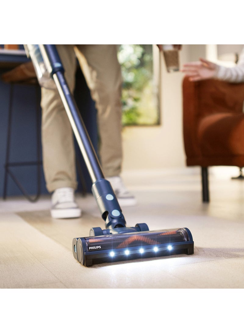 Philips 5000 Series Cordless stick Vacuum /electric broom - Digital Motor, PowerCyclone 10, upto60 min Runtime, triActive multi LED Nozzle, Aqua Module to mop, 3 stage filtration system, crevice tool helps to reach narrow spaces, Wet & Dry 25.2 W XC5041/61 Sage - Image 4