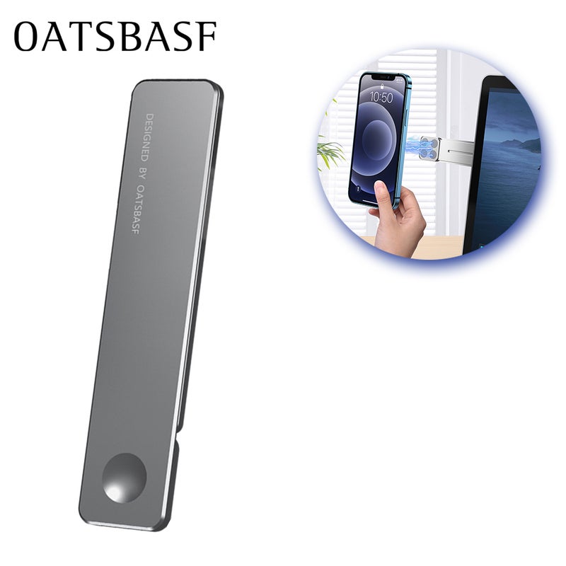 OATSBASF Home Same Screen Stand Holder Laptop Stand Magnetic Phone Holder Space-saving Office Tools For Computer Screen Side - Image 1