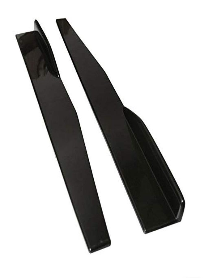 Propartauto Pair Universal Black Side Skirt Rocker Splitters Winglet Wings Canard Diffuser… - Image 4