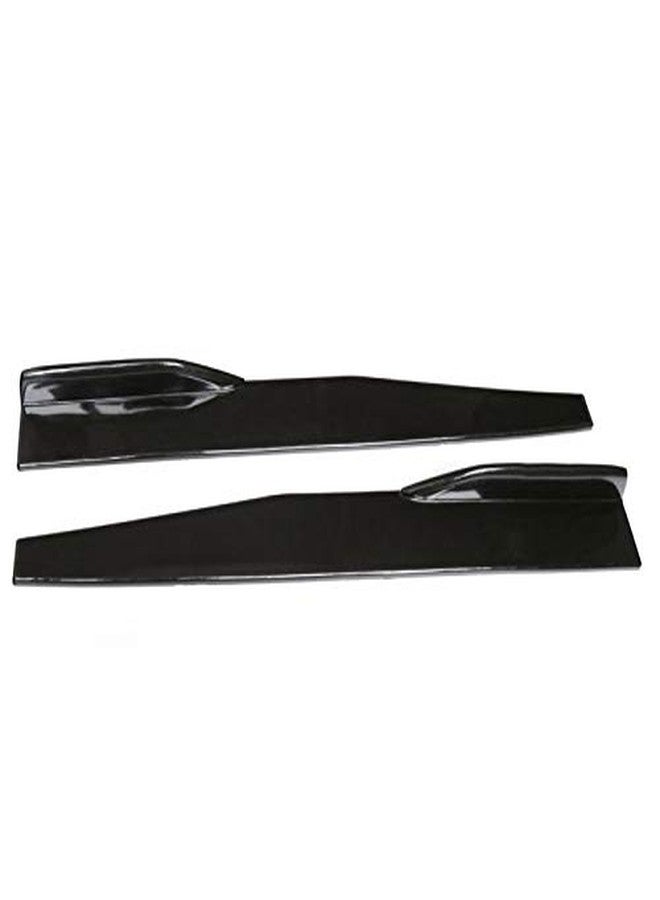Propartauto Pair Universal Black Side Skirt Rocker Splitters Winglet Wings Canard Diffuser… - Image 5