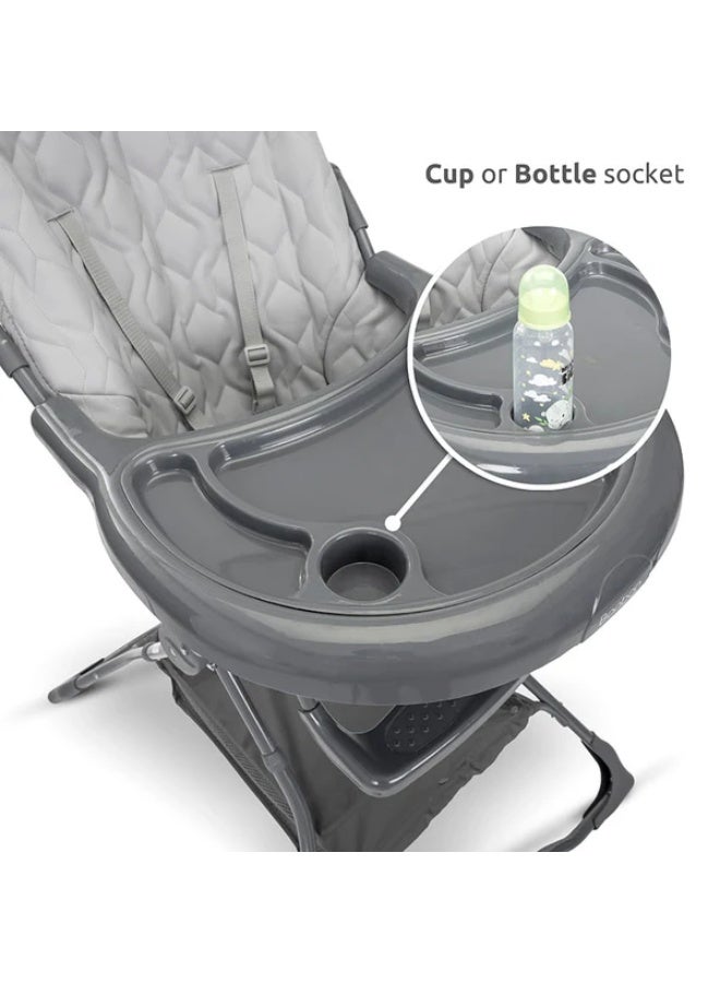 lorelli Bonbon Feeding Chair Grey - Image 4