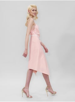 BITOLIA GALLERY Pink Linen Skirt  - Image 4