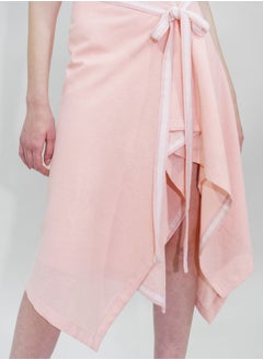 BITOLIA GALLERY Pink Linen Skirt  - Image 5