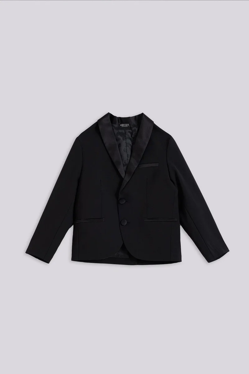 NEBBATI - Invalid brand Bg Store Boy Black Jacket