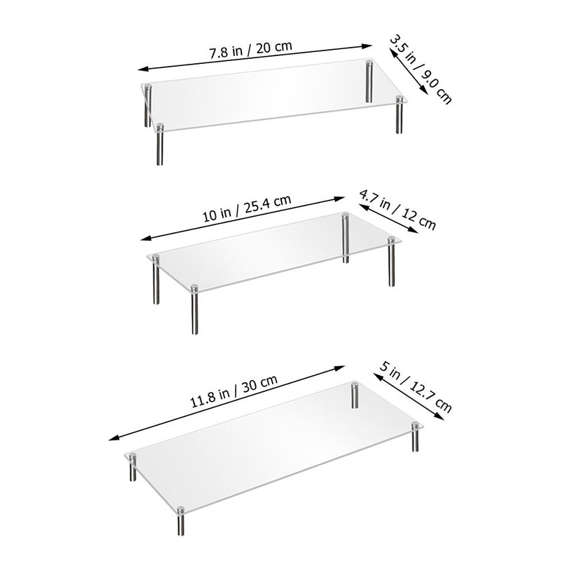 6 pcs Cake Stand Clear Cupcake Stand Cupcake Display Stand Dessert Display Holder - Image 2